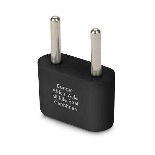 Europe & Asia Plug Adapter - Ungrounded