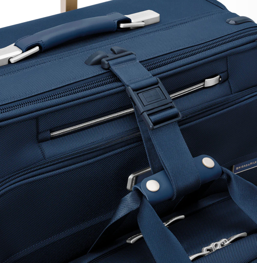 Briggs & Riley Baseline 21" Global Softside Carry-On Spinner with Suiter (Free Monogram)- BLU121CXSPW
