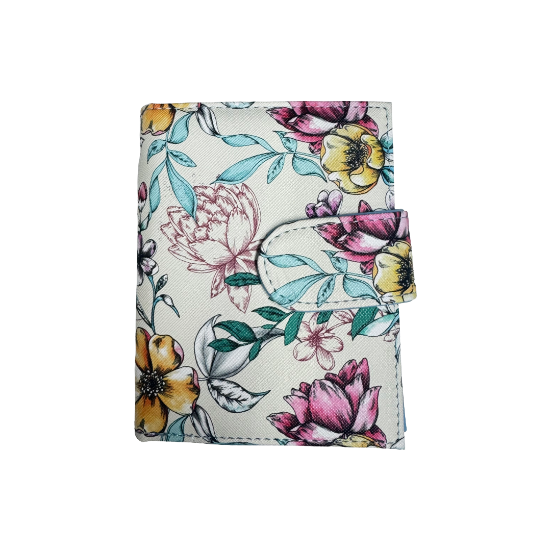 Buxton RFID Mini Trudy Lexington Organizer Wallet-Vegan Beautiful Nature