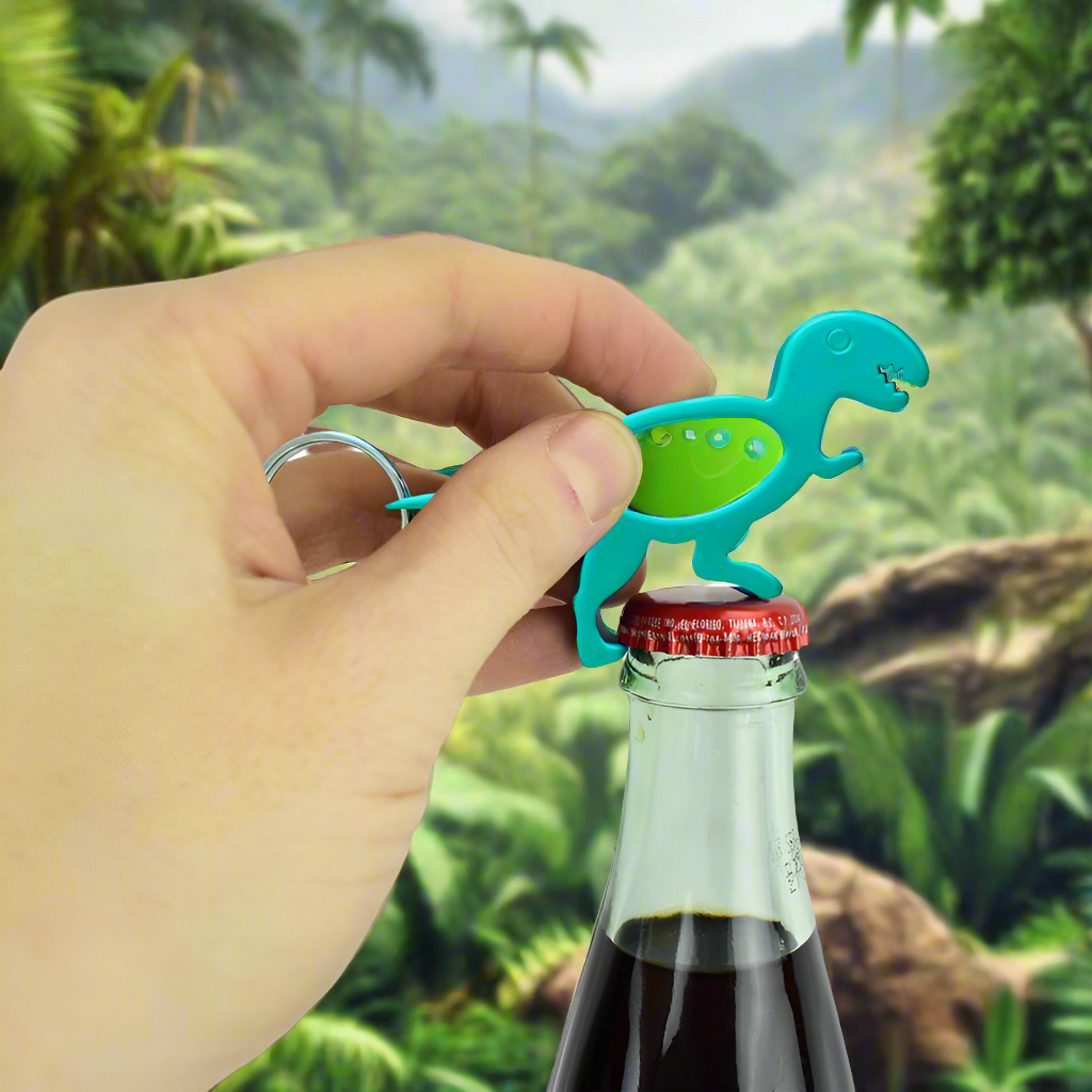 Dinosaur Bottle Opener Keychain- T-Rex