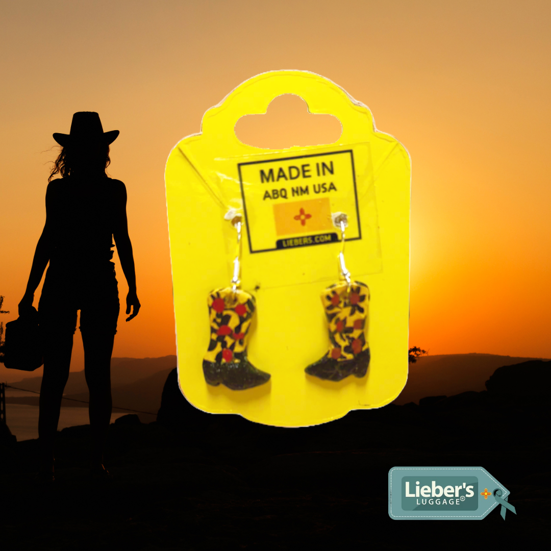 Lieber's Luggage® Lab- Earrings Handcrafted in ABQ NM