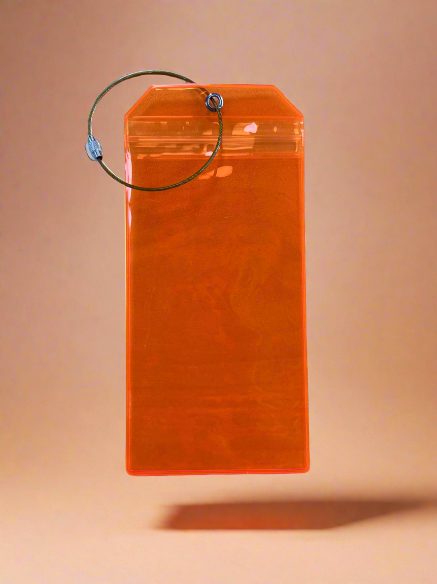 Luggage Cruise Tag- 1 Tag Orange