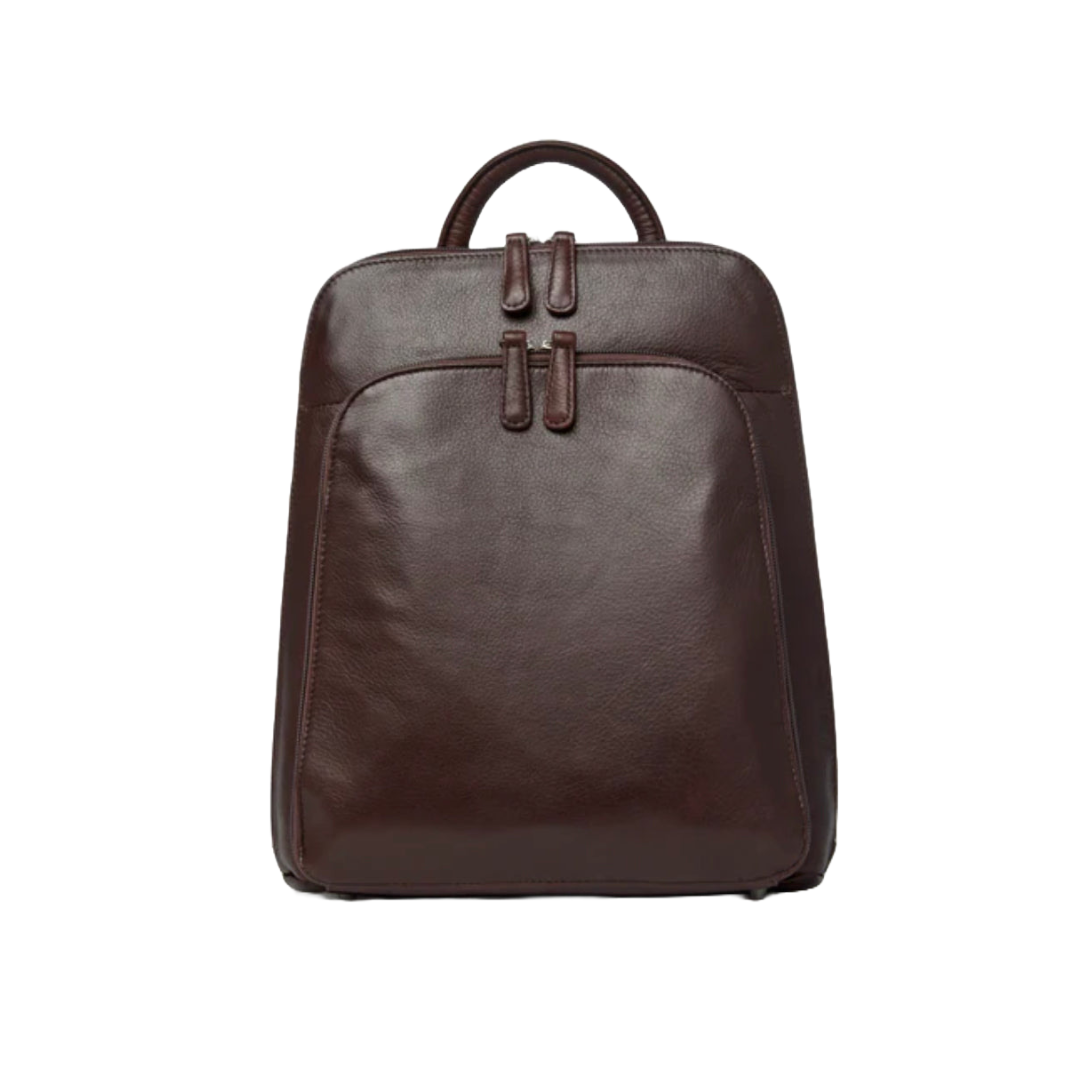 Osgoode Marley Leather RFID Organizer Backpack- 4613 Espresso