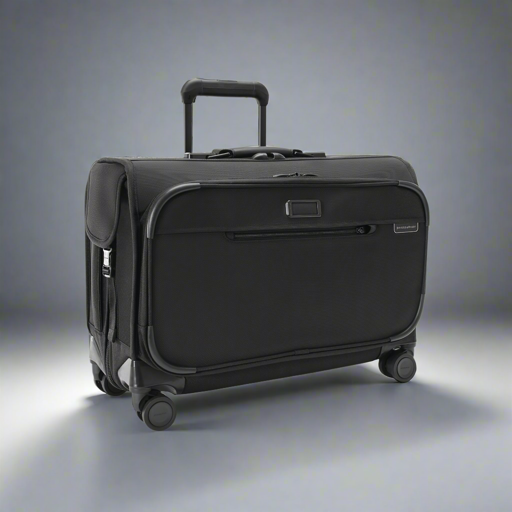 Briggs & Riley Baseline 21" Carry-On Softside Spinner Hangable Garment Bag (Free Monogram)- BLU174SP Black