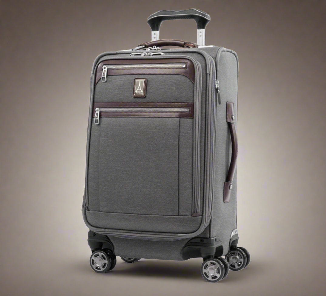 Travelpro® Platinum® Elite Carry-On Softsided Expandable Spinner- 4091861 Vintage Grey