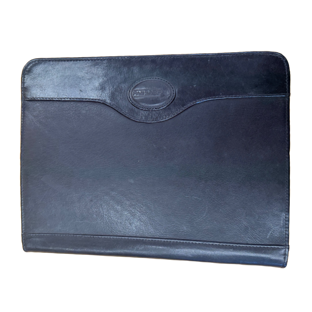 Santa Fe Collection Leather Padfolio Black