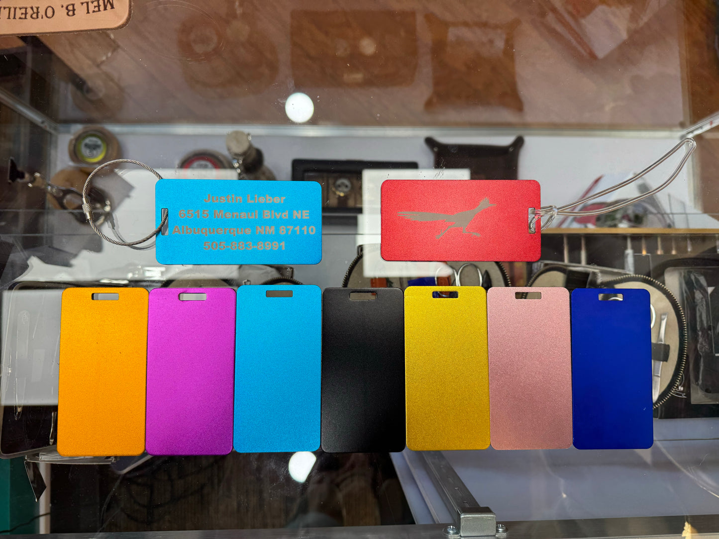 Lieber's Luggage® Lab - Customizable Laser Luggage Tag