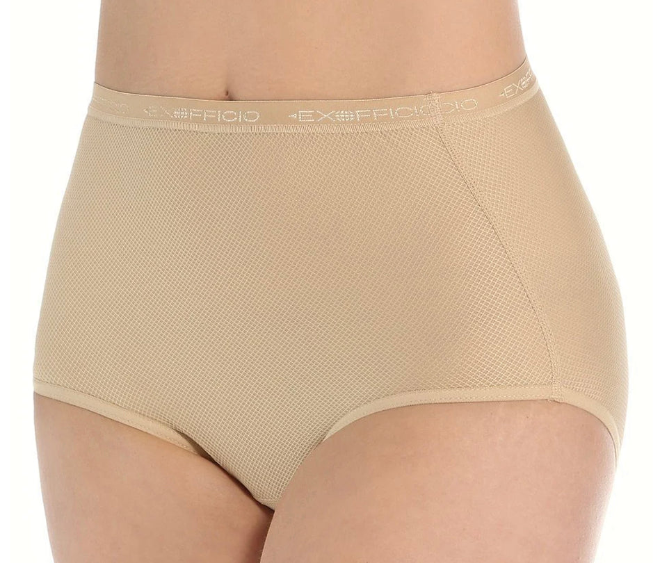 EXOFFICIO WOMENS GIVE-N-GO FULL CUT BRIEF PANTY - 2241-2186 Nude
