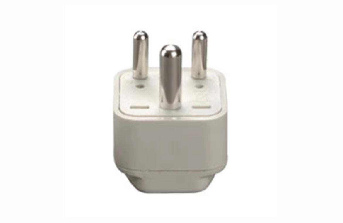 Voltage Valet Grounded Adaptor Plug - GUF | India / Middle East Cream