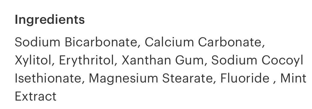 Kaylaan - 90 Toothpaste Tablets - Mint with Fluoride (TSA 3-1-1 compatible)