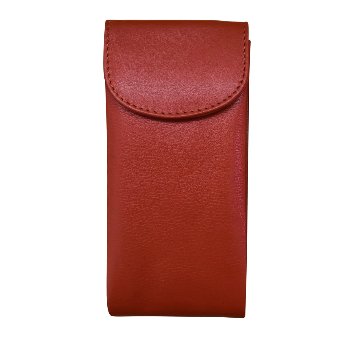 ili New York - Leather Double Eyeglass Case- 6470 Red