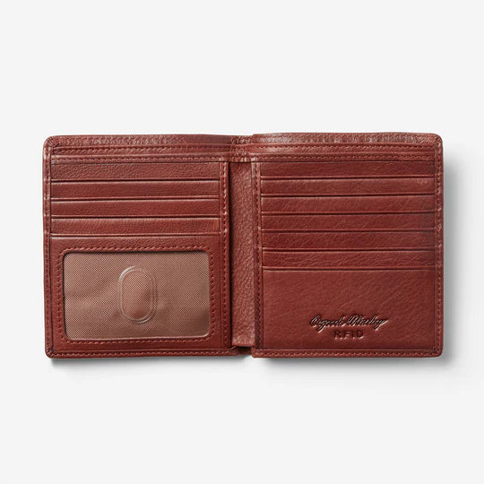 Osgoode Marley RFID Hipster ID Leather Wallet- 1235/1313 Brandy