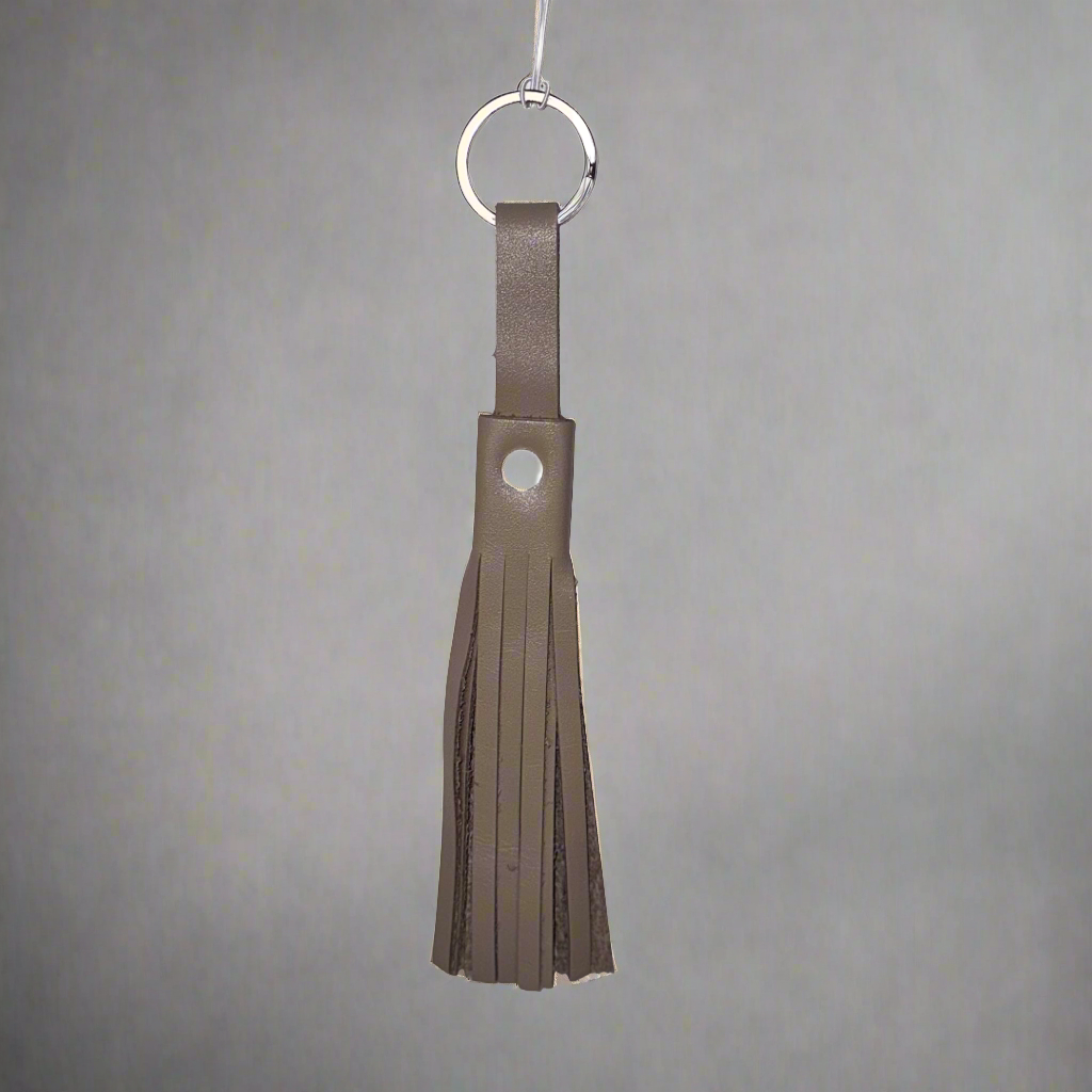 Genuine Leather Tassel Keychain/Bag Charm