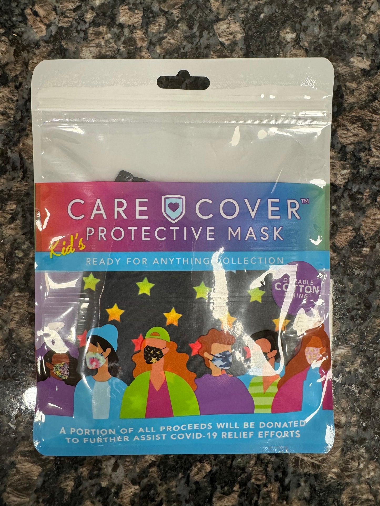 Carecover Protective Mask Rainbow Stars