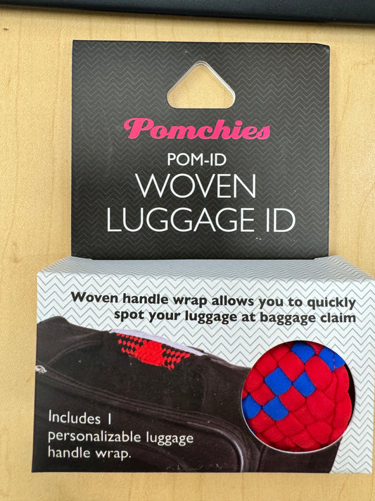 Pomchies LLC - Luggage Identifier Strap: Red/Royal
