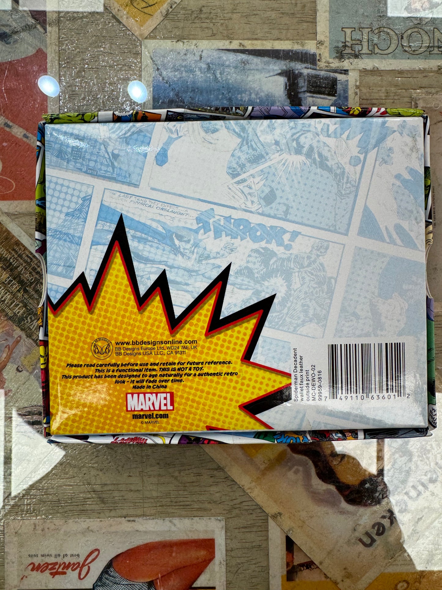 Marvel Spiderman Decadent Faux Leather Wallet- $12.00