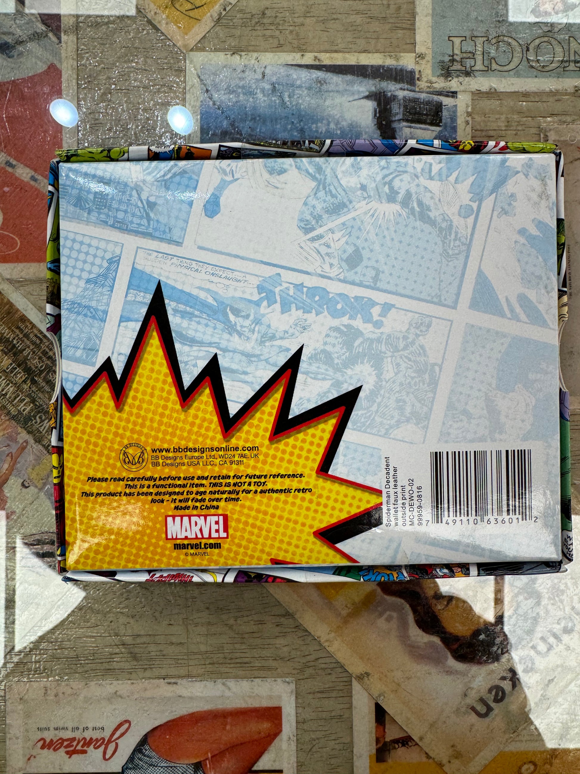 Marvel Spiderman Decadent Faux Leather Wallet- $12.00