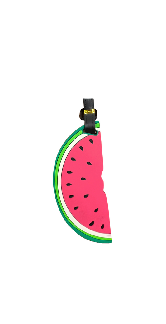 Silicone Luggage Tag- Watermelon Slice