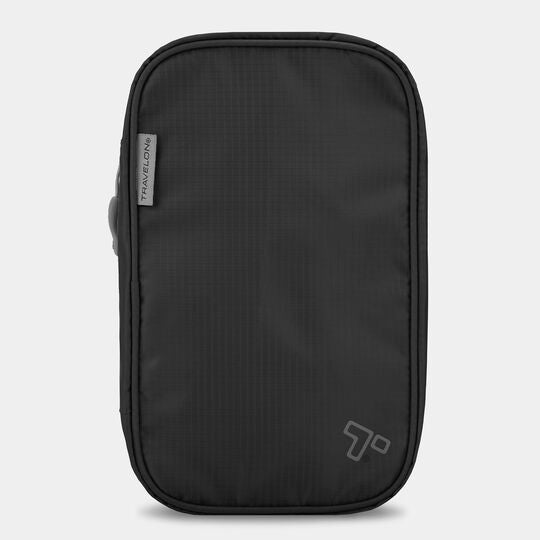 Travelon Water Resistant Compact Hanging Toiletry Kit Black