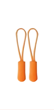 Zipper Pulls - 2 piece Orange