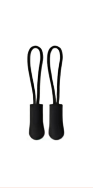 Zipper Pulls - 2 piece Black