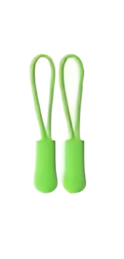 Zipper Pulls - 2 piece Lime Green