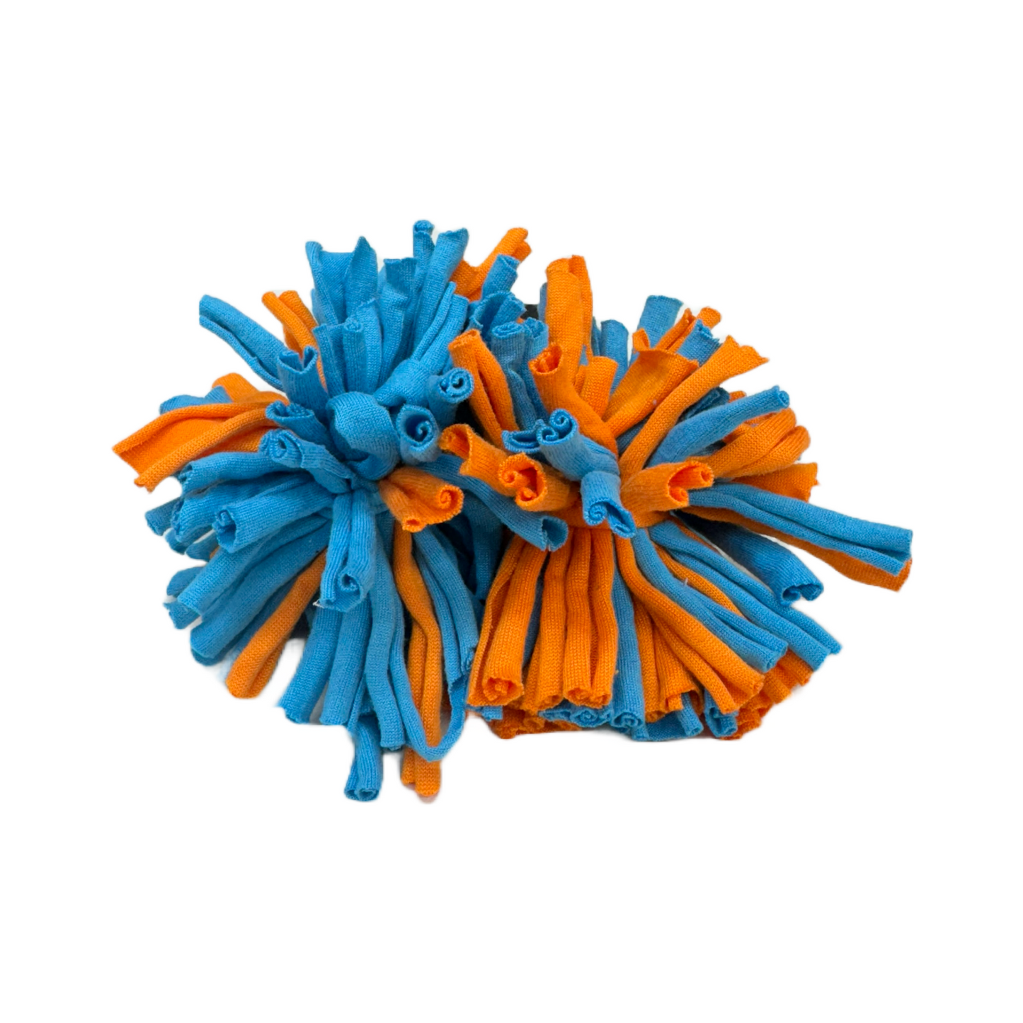 Lieber's Luggage® Lab- Bongels Bag Identifiers (Handmade in ABQ, NM) Multi- New Mexico Sunset- Sky Blue & Orange