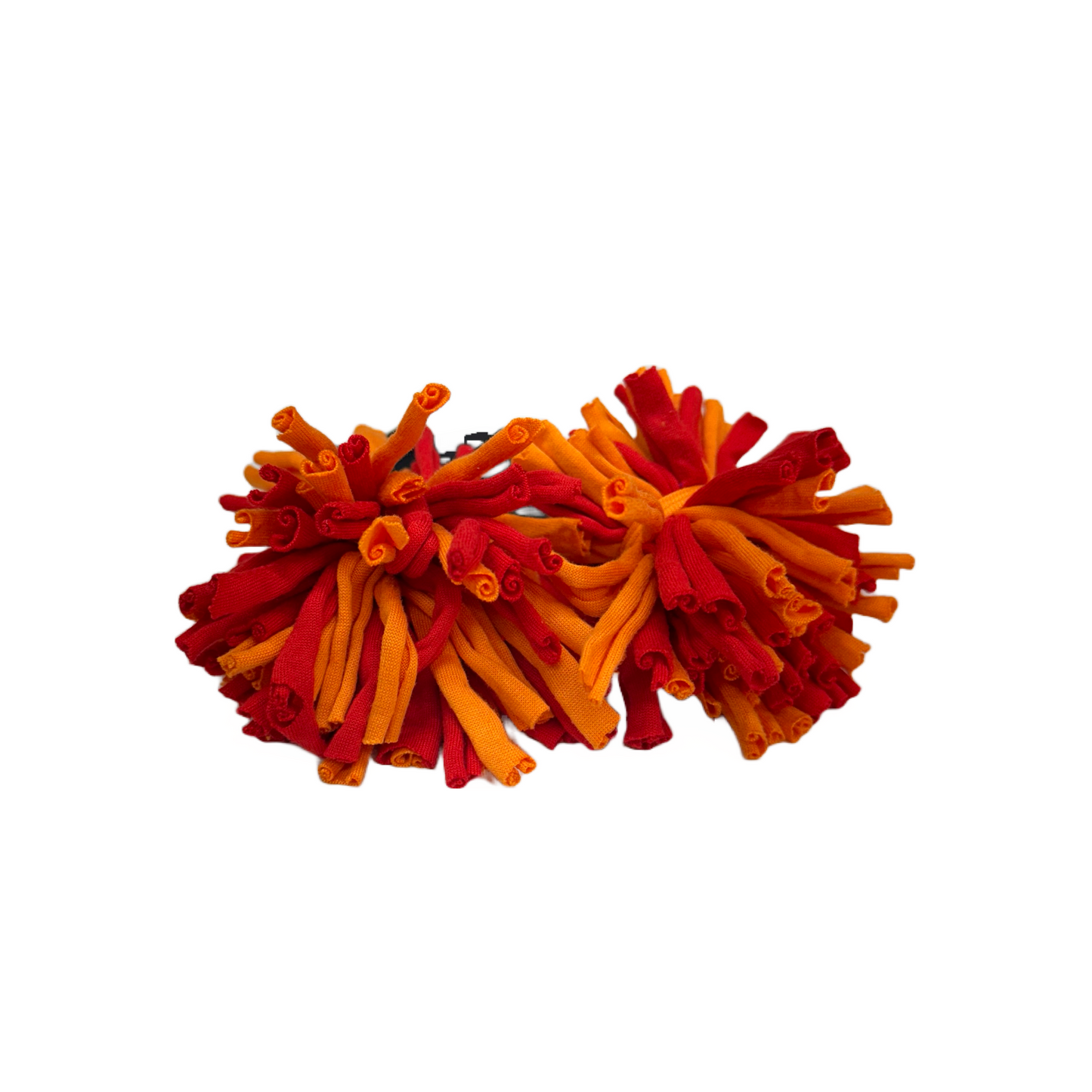 Lieber's Luggage® Lab- Bongels Bag Identifiers (Handmade in ABQ, NM) Multi- Fuego- Red and Orange