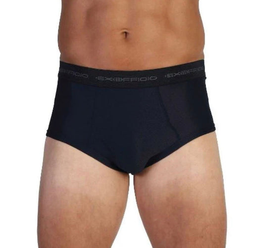 ExOfficio Men's Give-N-Go Brief Underwear- 1241-2173 Black