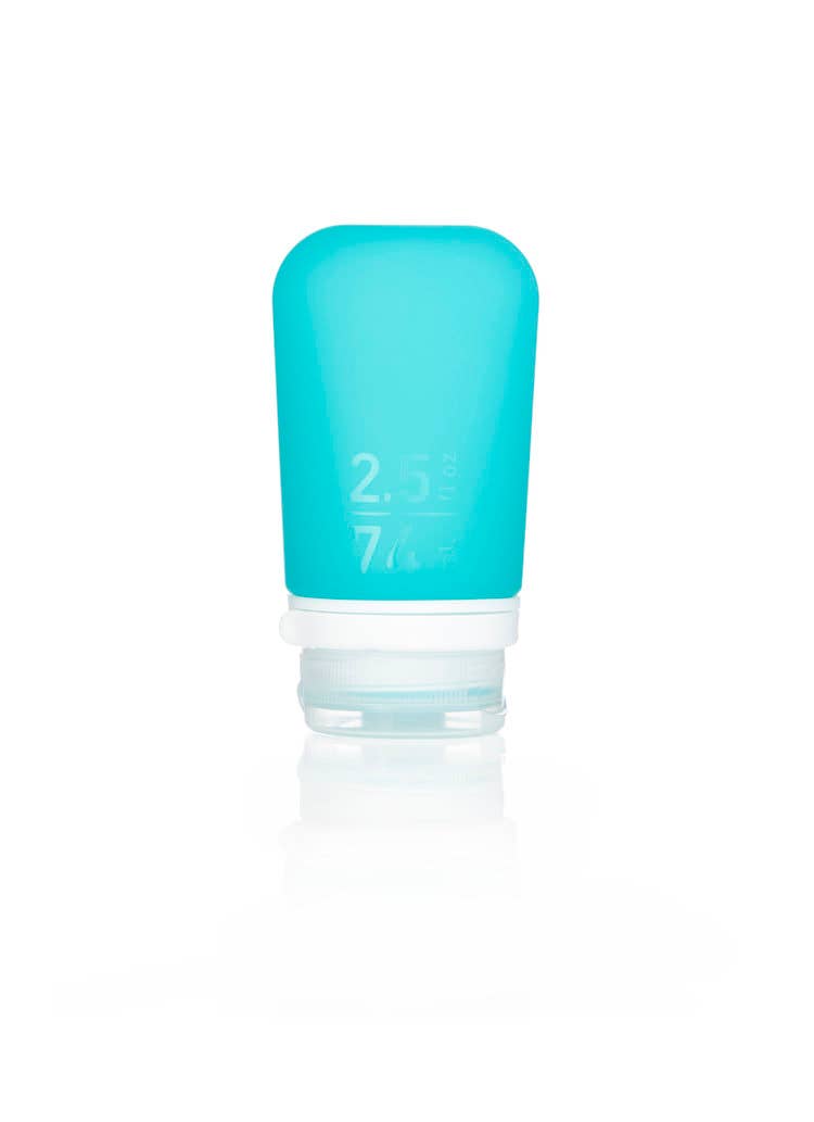 Humangear- 2.5 oz GoToob+ Silicone Toiletry 3-1-1 Bottle (MEDIUM)