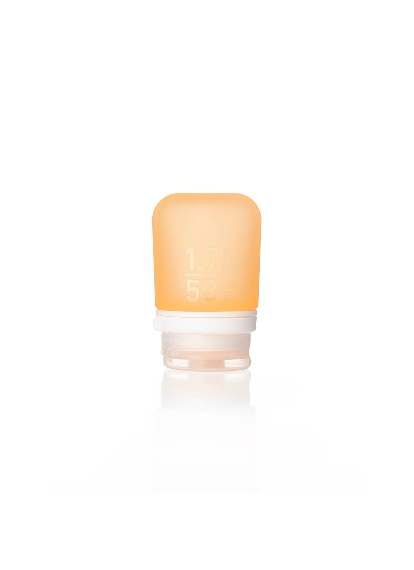 Humangear 1.7 oz Gotoob+ Silicone Toiletry 3-1-1 Bottle (SMALL) Orange