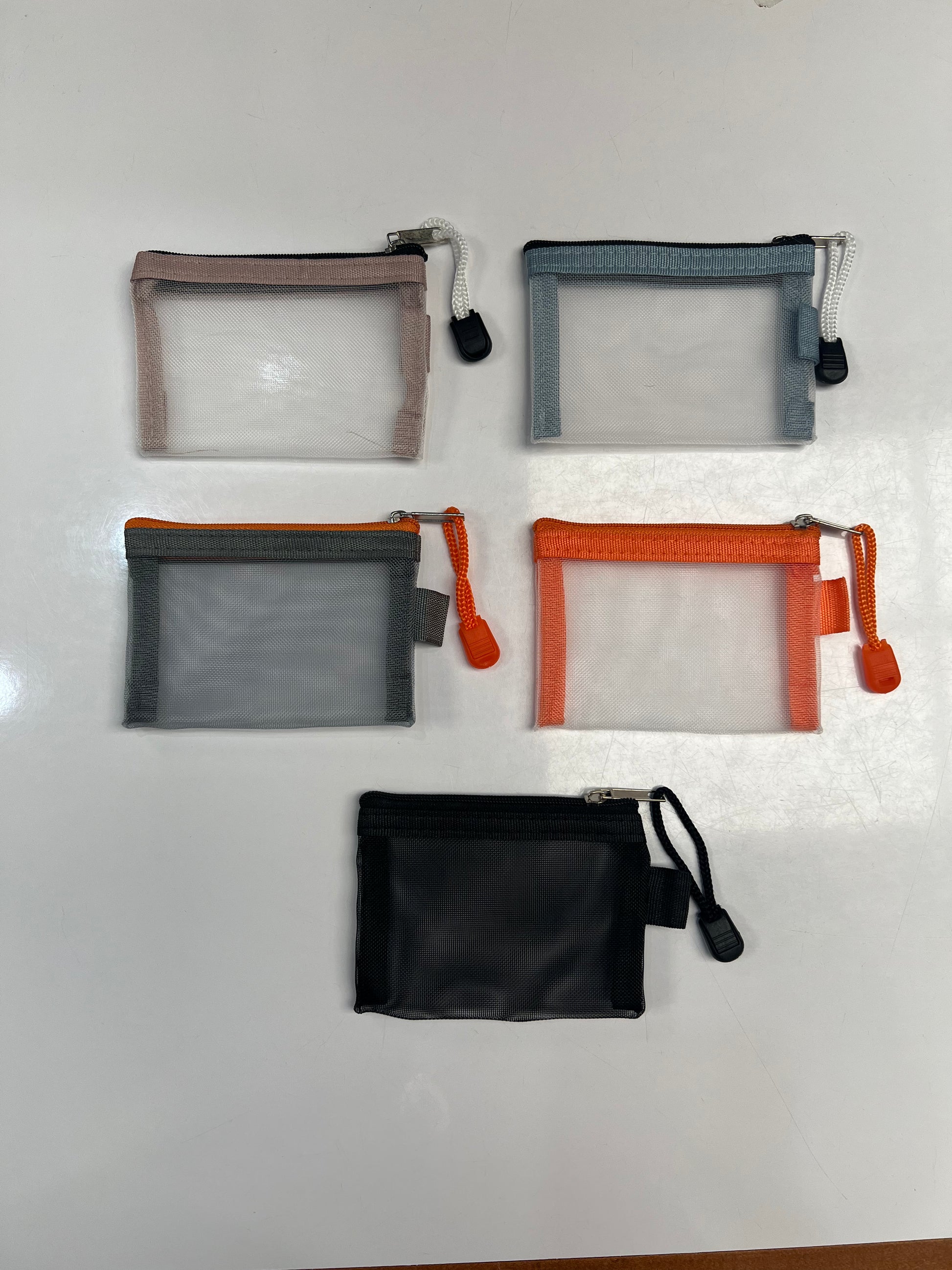 Small Mesh Zippered Pouch
