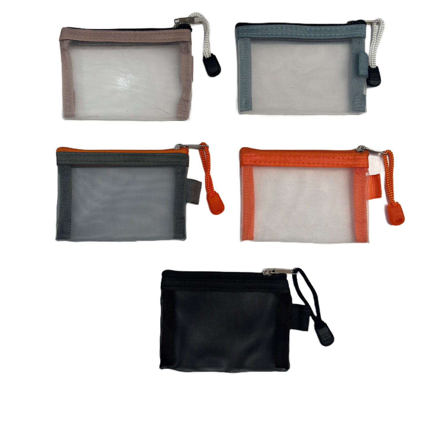 Small Mesh Zippered Pouch