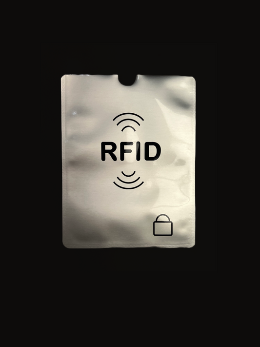 RFID Passport Sleeve Silver