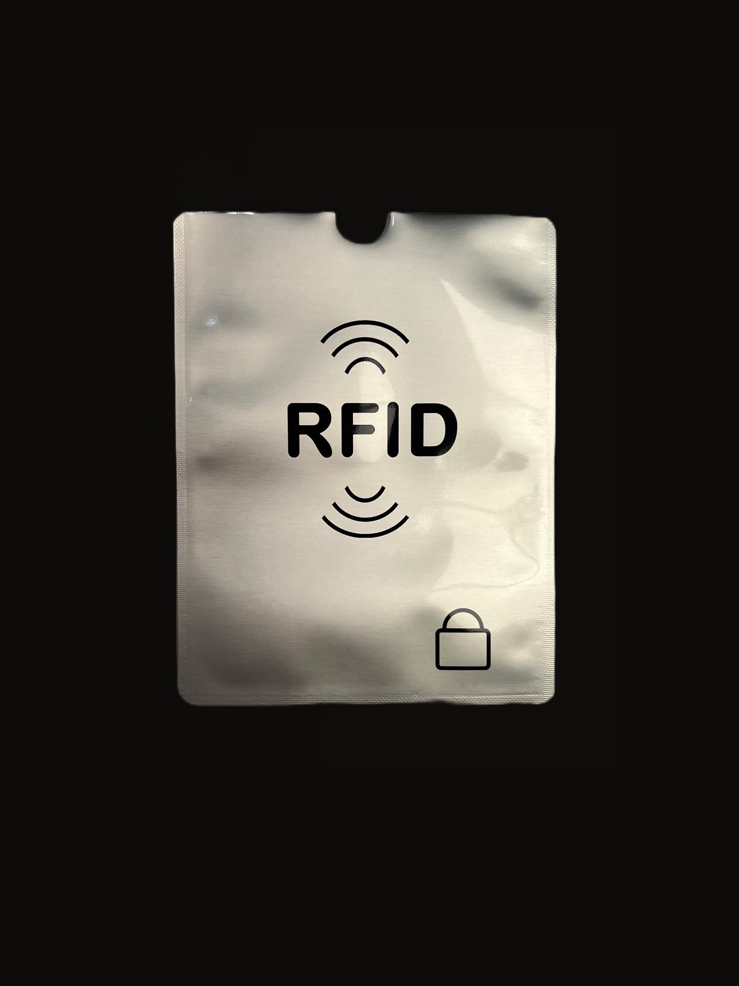 RFID Passport Sleeve Silver