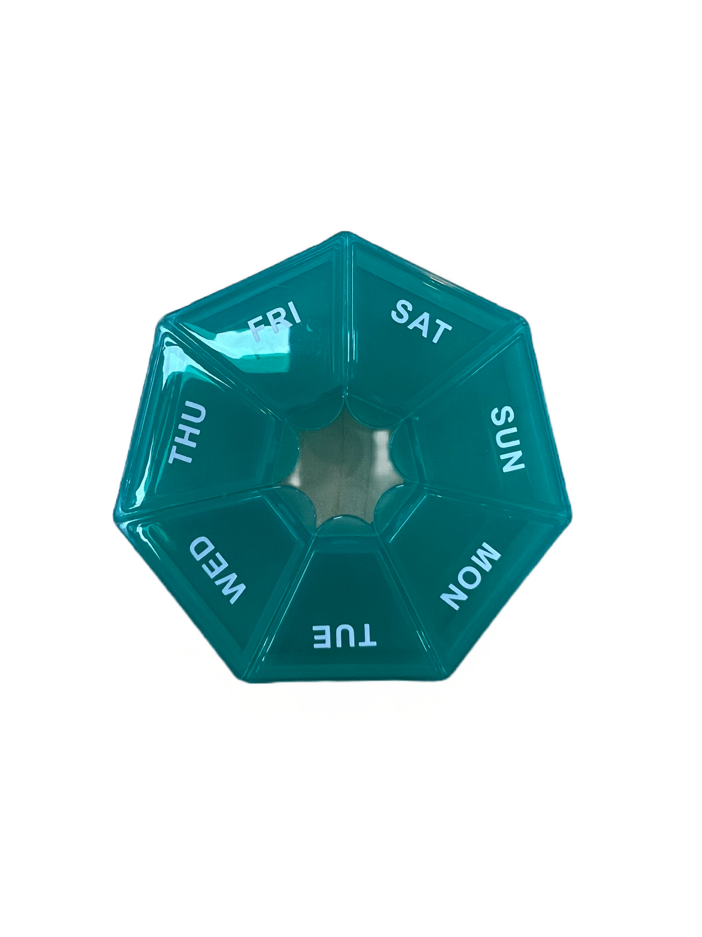 Weekly Pill Organizer - Assorted Colors Green