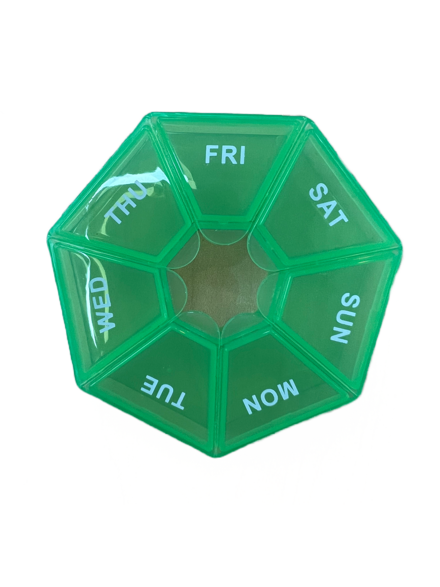 Weekly Pill Organizer - Assorted Colors Slime Green