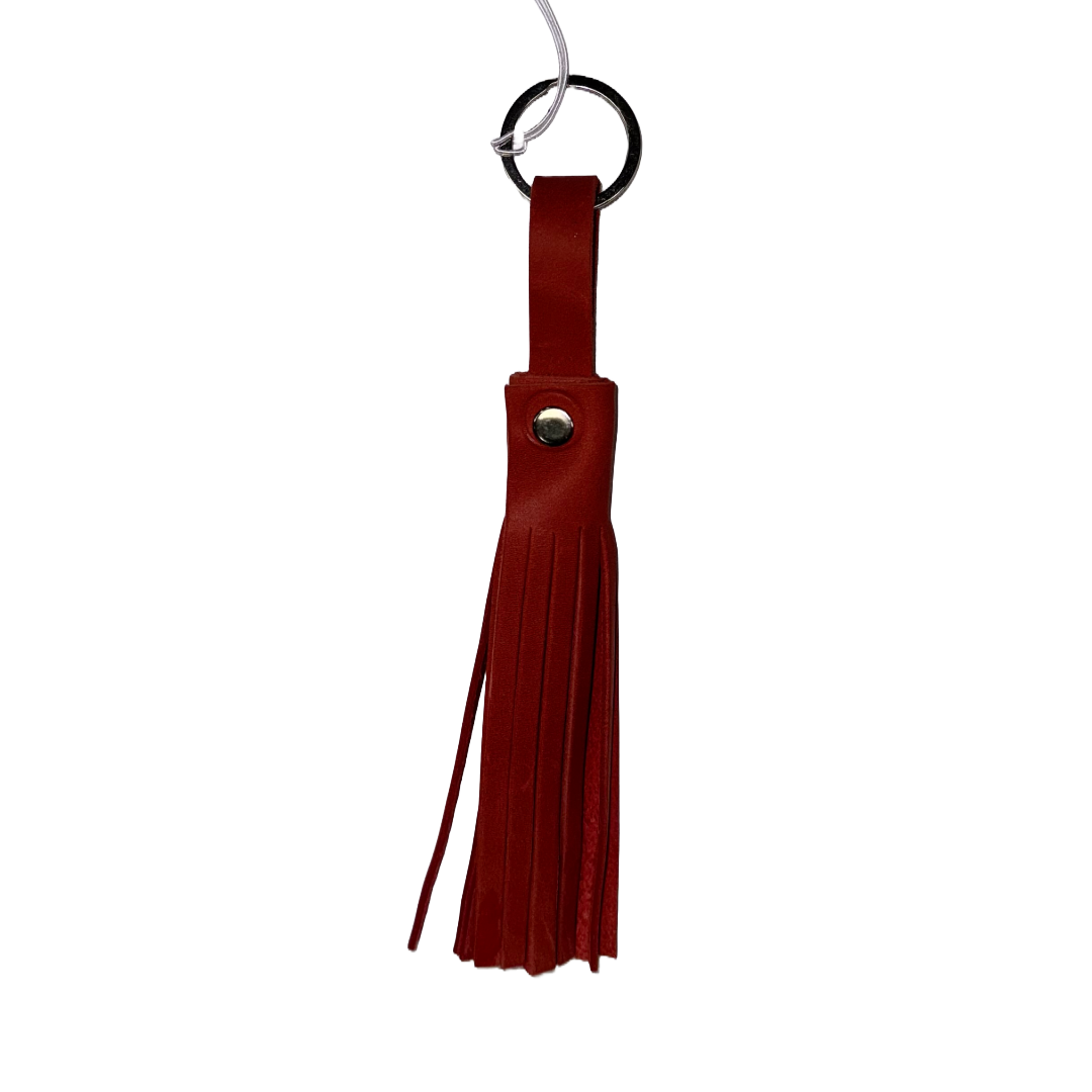 Genuine Leather Tassel Keychain/Bag Charm