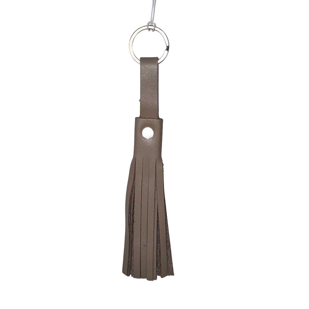 Genuine Leather Tassel Keychain/Bag Charm
