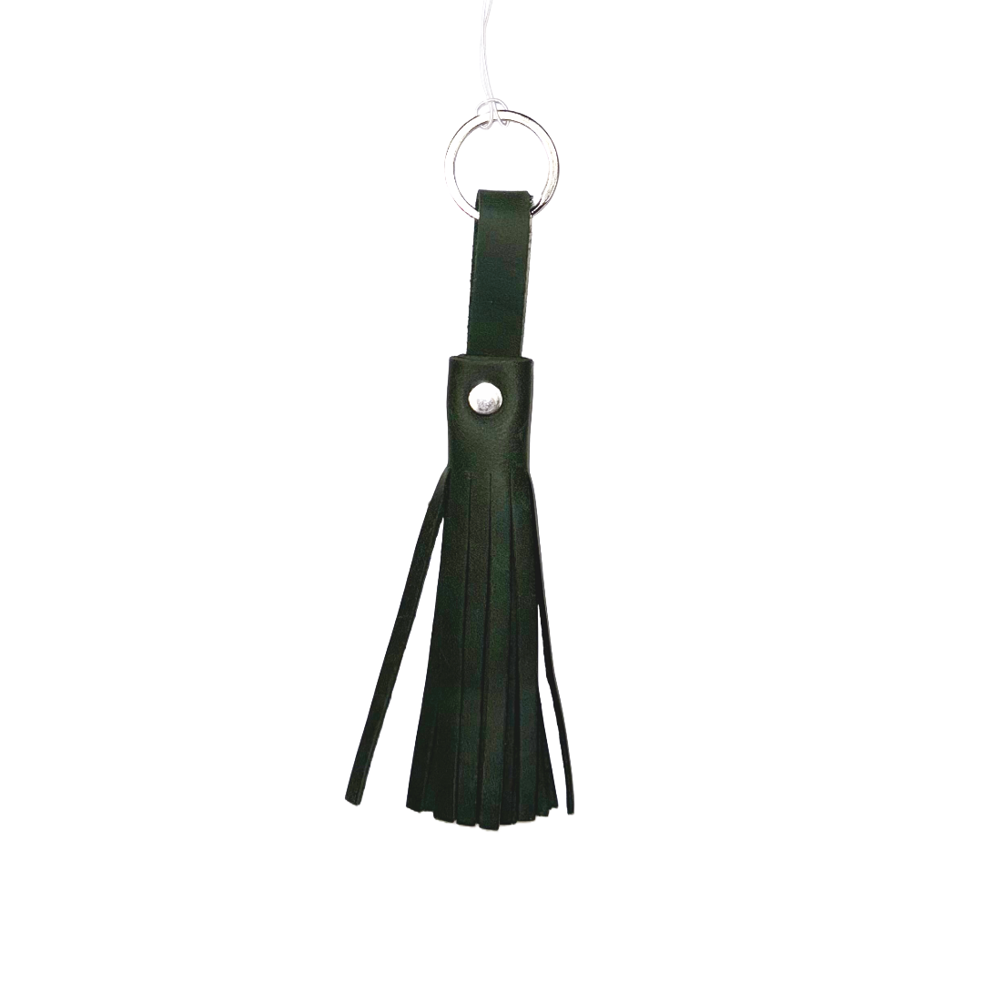Genuine Leather Tassel Keychain/Bag Charm