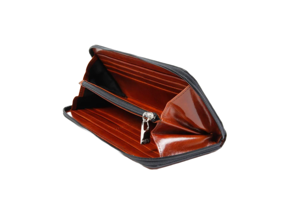 Bosca Oldleather Zip Around Wallet