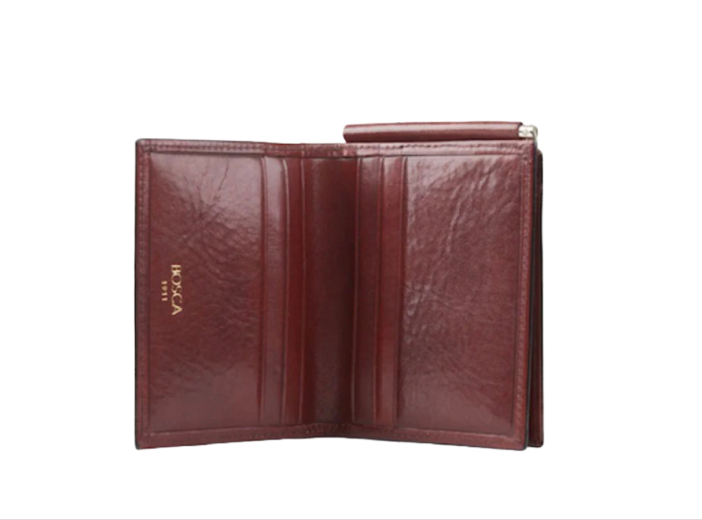 Bosca Oldleather Money Clip with Pocket