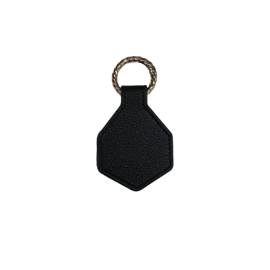 Magnetic Hat Clip with gold carabiner Black