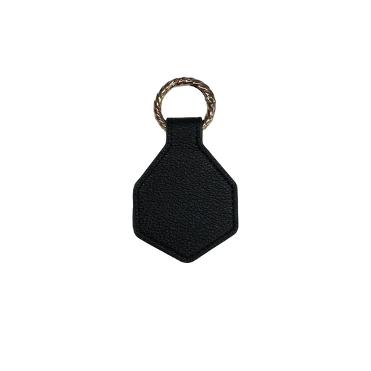 Magnetic Hat Clip with gold carabiner Black
