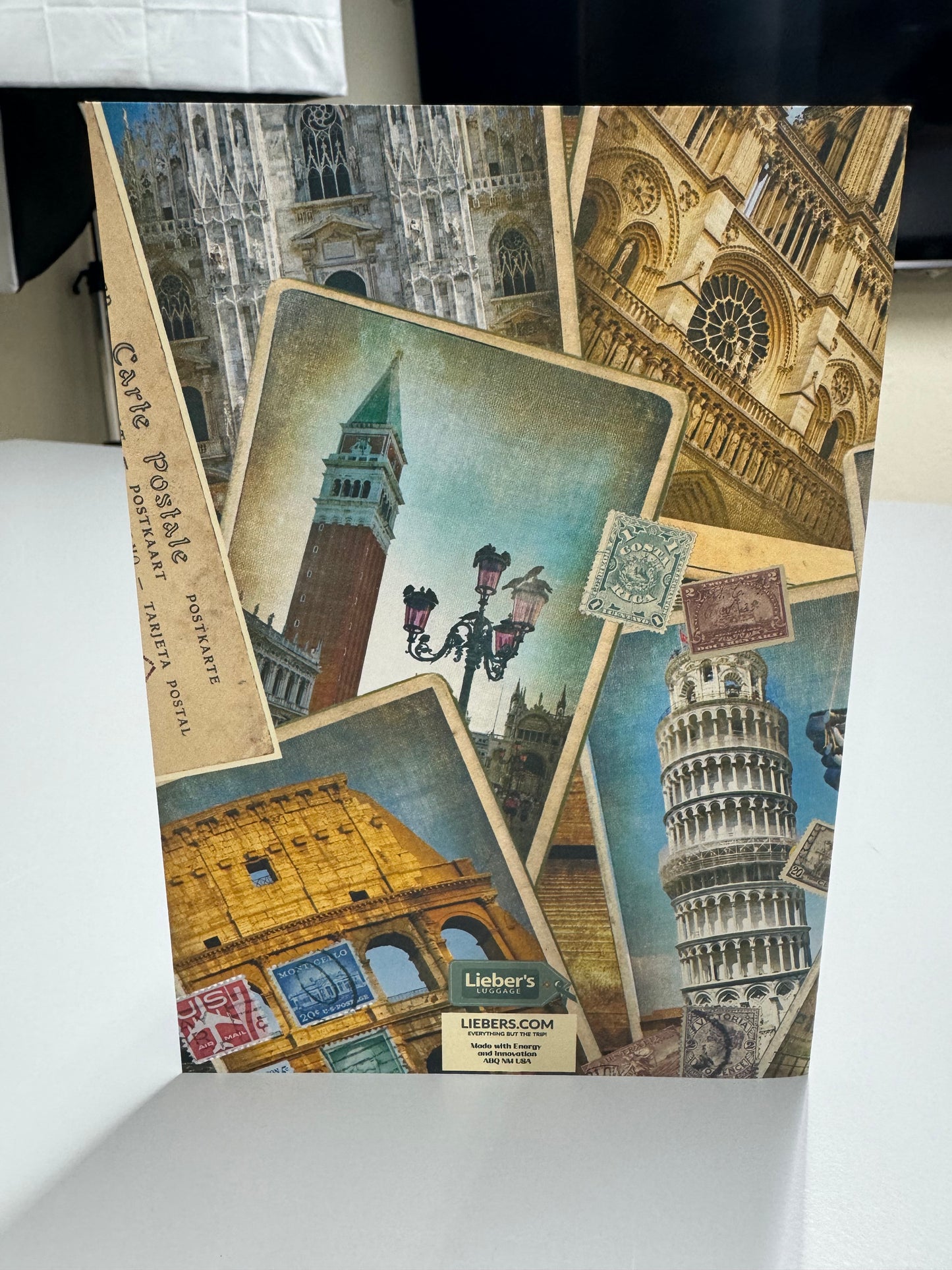 Lieber's Luggage® Lab Greeting Cards- Vacation Collection