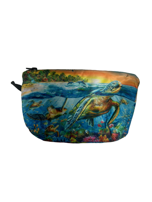 Zippered Pouch - Animal Collection Sea Turtle