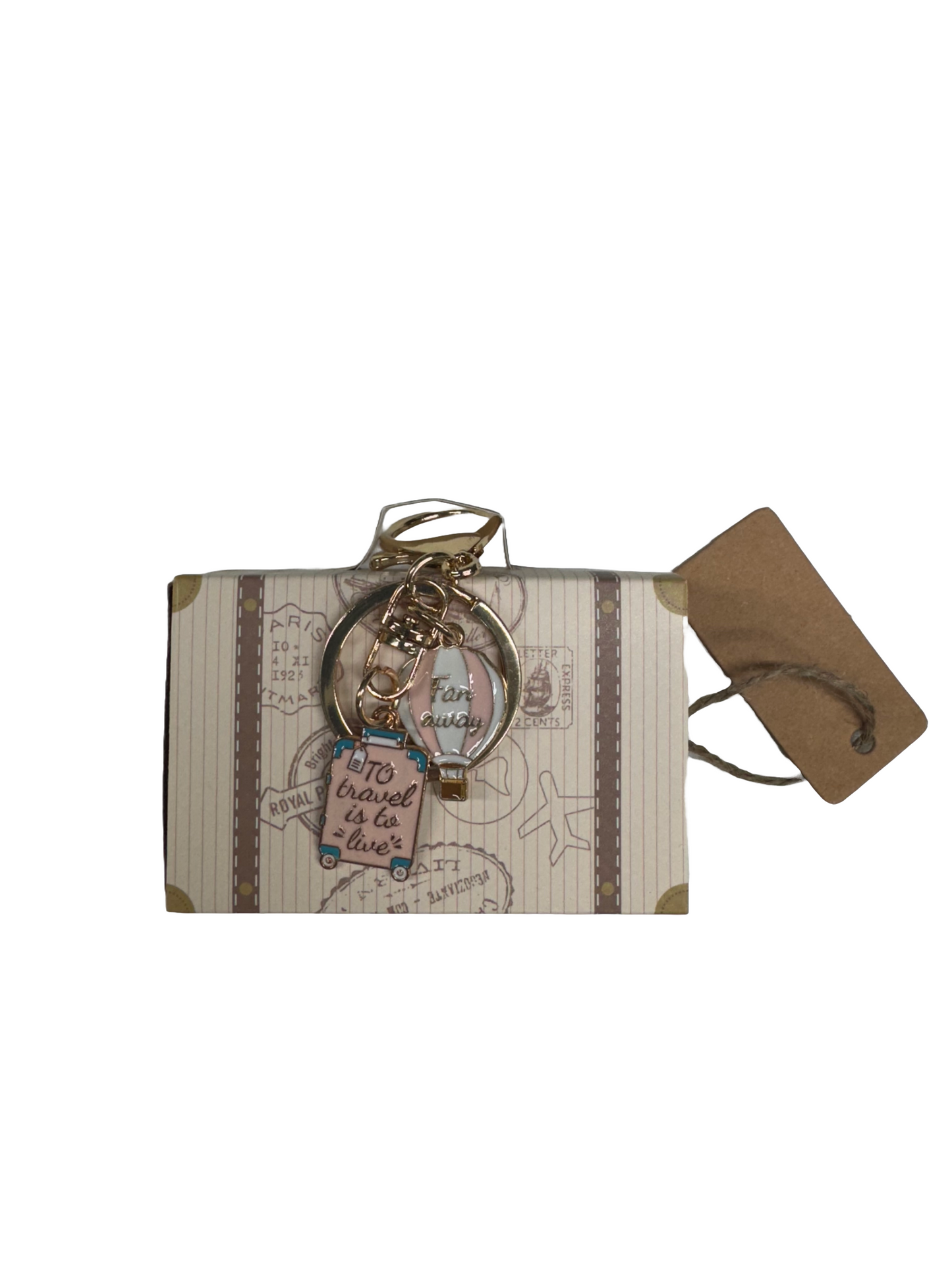 Travel Themed Keychains - $4.99 Hot Air Balloon