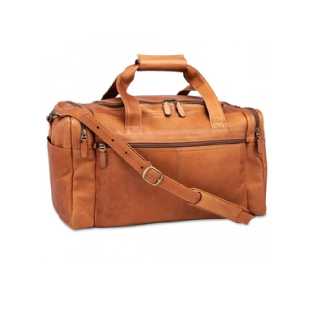 Dorado- 18” Vaquetta Leather Duffel Bag