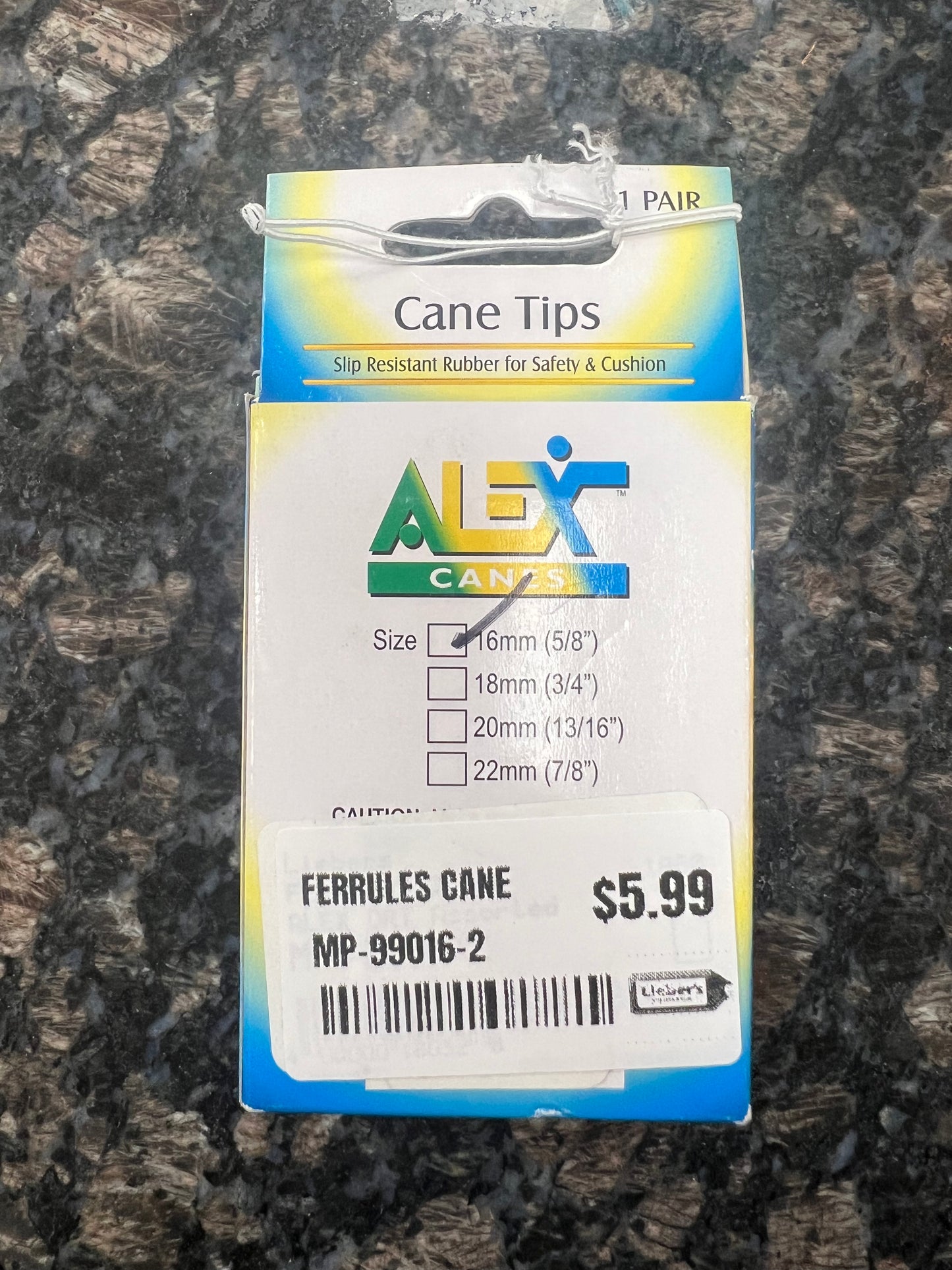 Alex Canes- Cane Tips- 16mm (5/8")