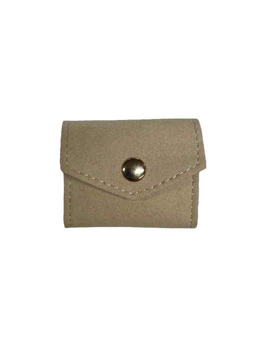 Travel Jewelry Mini Organization Envelope Beige
